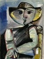 Personnage Femme Assis 1971 cubisme Pablo Picasso
